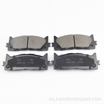 Pastillas de freno de cerámica delantera de Toyota Camry D1222 High Camry